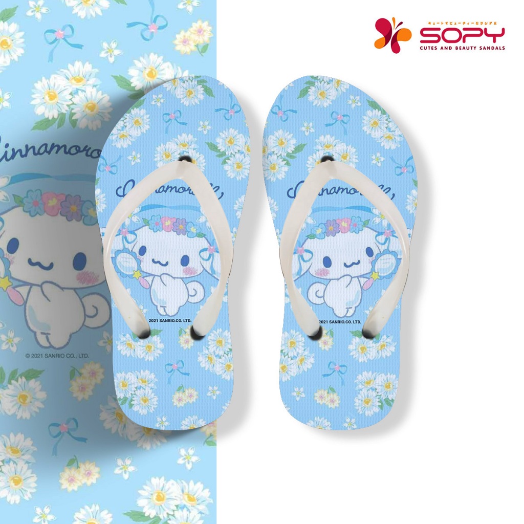 Sandal Jepit Anak Perempuan Cinamon Roll Clouds