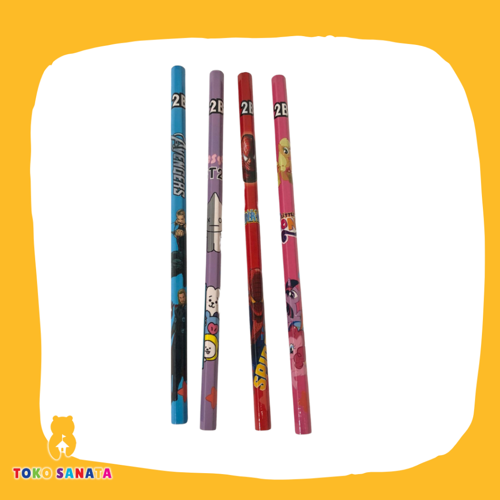 

TOKOSANATA - Pensil Karakter 2B