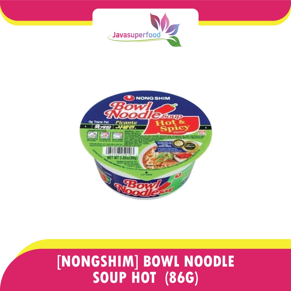 

NONGSHIM BOWL NOODLE HOT & SPICY 86g
