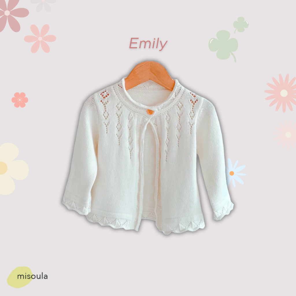 Misoula - Emily Cardigan | Cardigan Anak Perempuan | Cardigan Bayi | Atasan Anak Perempuan | Baju An