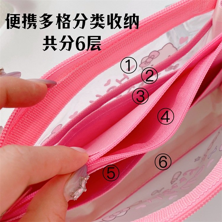 

(Joelhouse)Pencil Case/Pencil Bag/Kotak Pensil Multi Compartment Banyak Pocket Penyimpanan Jh067