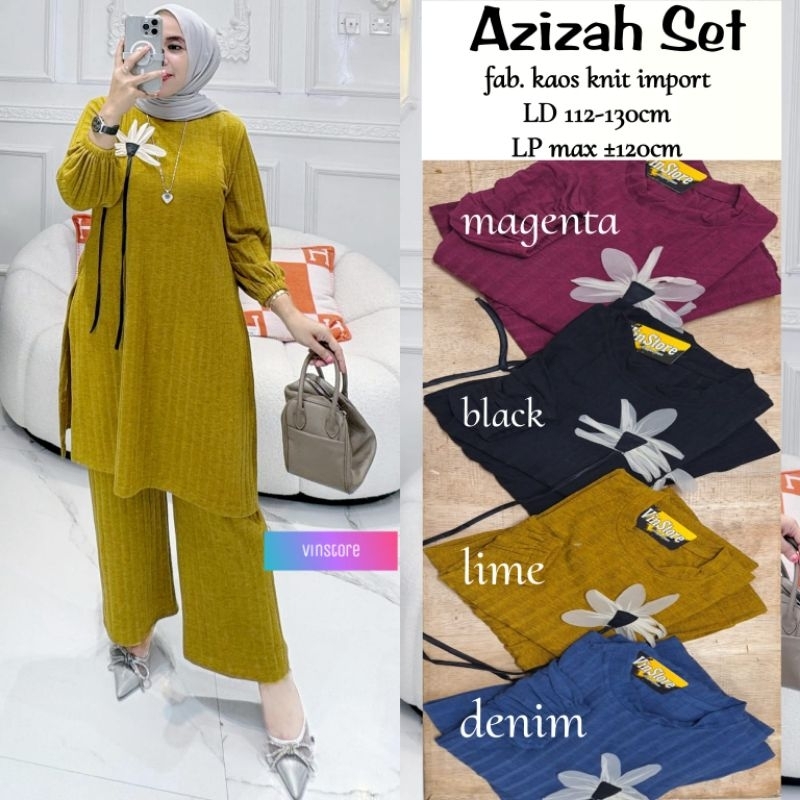 Azizah Set by Vinstore (stok tgl 29 Februari 2024)