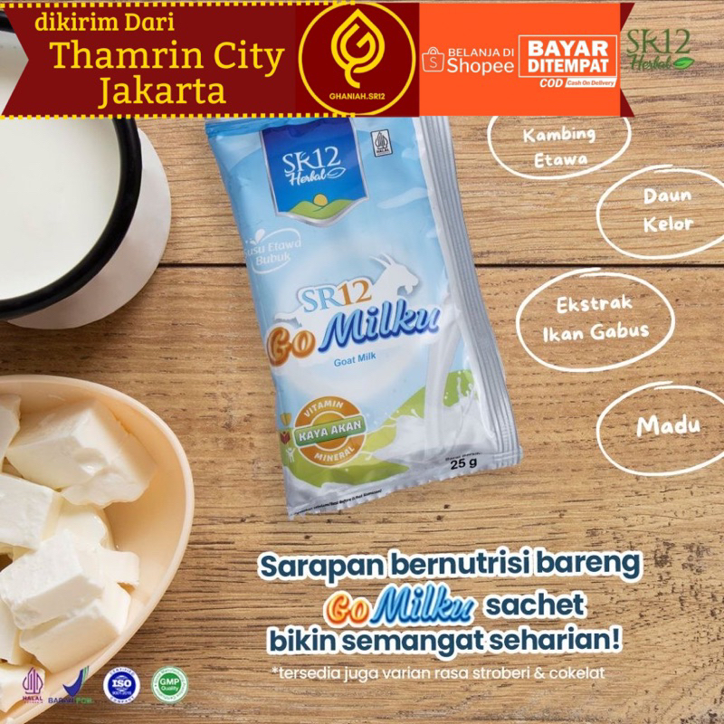 

SR12 THAMRIN CITY,, SUSU GOMILKKU SACHET. GOMILKKU ORIGINALCOKLAT STRAWBERRY 25GR ISI 40pcs TINGKATKAN KESEHATAN TULANG