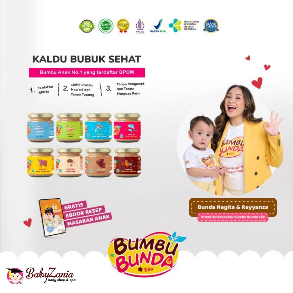 

Bumbu Bunda Elia BPOM Kaldu MPASI | Kaldu Anak | Kaldu Bayi Non Gula Garam | Kaldu Non MSG