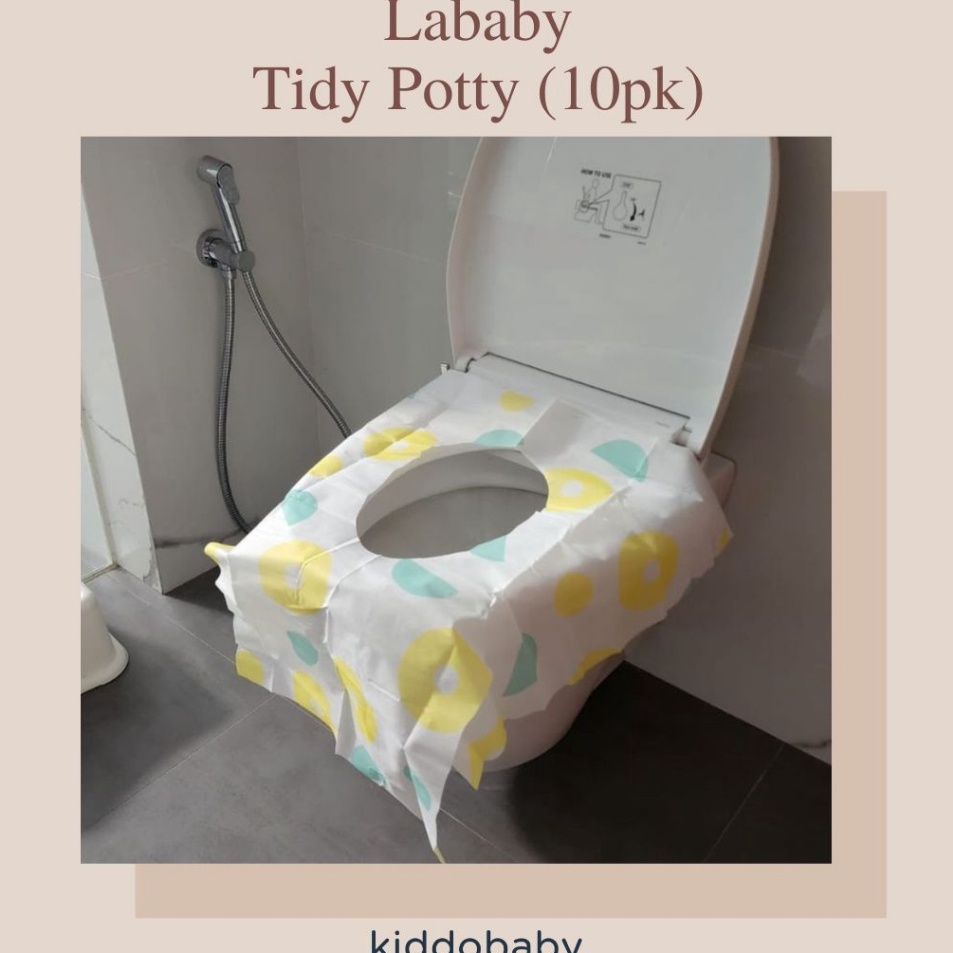 Kirim sekarang Lababy Tidy Potty 1pk  Alas Toilet  Dudukan Toilet