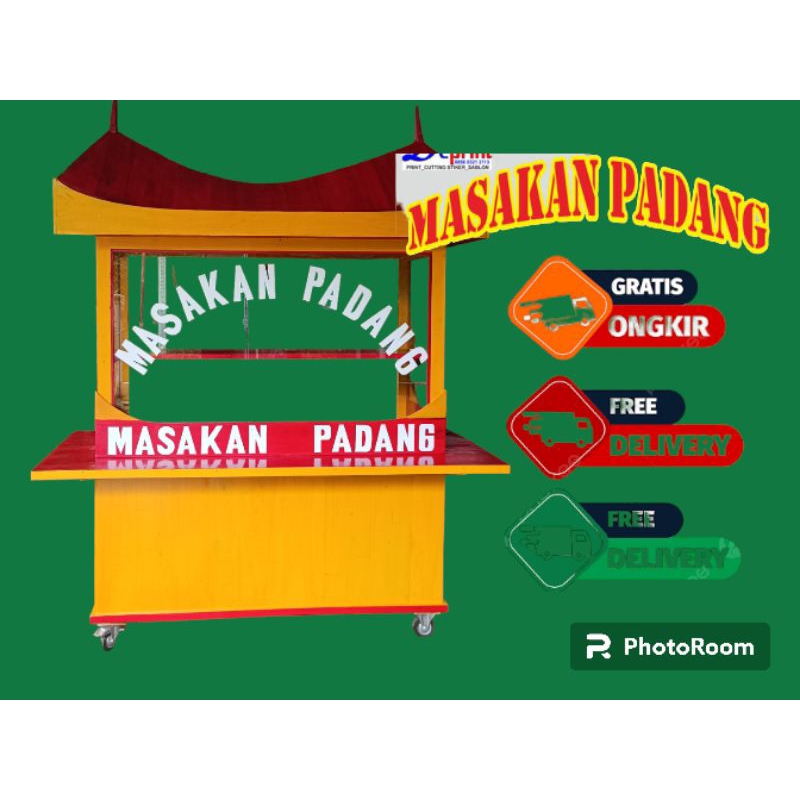 GEROBAK NASI Padang FREE ONGKIR