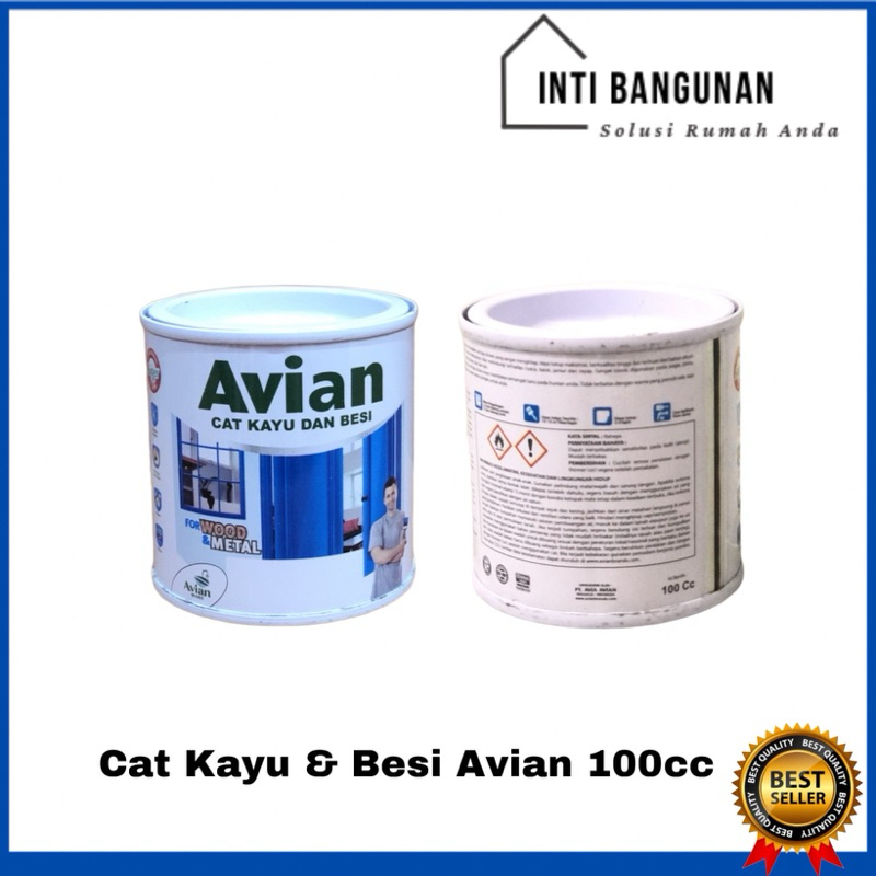 Cat Kayu Besi Avian 100cc Cet Minyak Kusen Kaleng Kecil