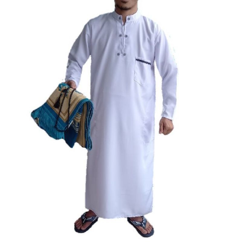Jubah Koko Gamis Pria Jubah Gamis Sholat Al - Harbi Size M L XL XXL / KOKOGAMIS.ID Koko gamis jubah 