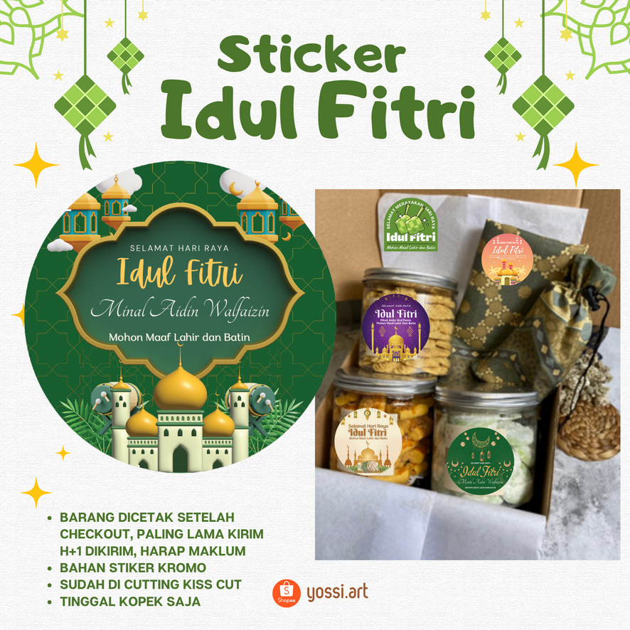 

STICKER IDUL FITRI (PENGERJAAN MIN 1HARI)