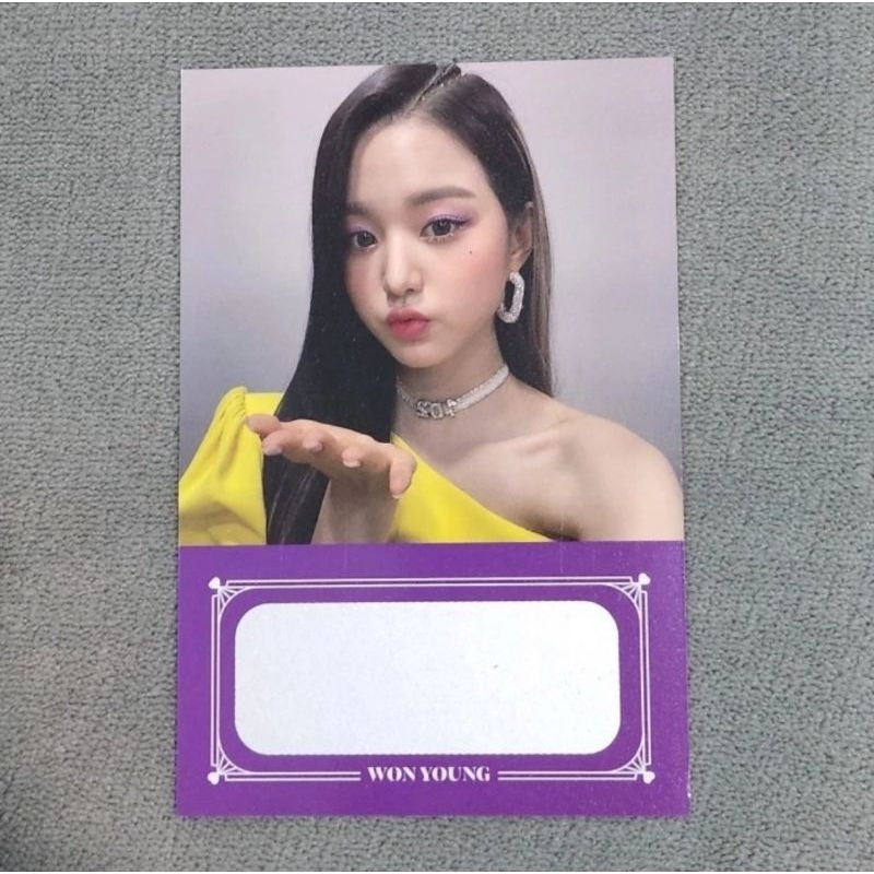 [Wonyoung Scratch Card] IZ*ONE Photocard /AR - Official From Album ONEIRIC Diary 3D Secret Story of 
