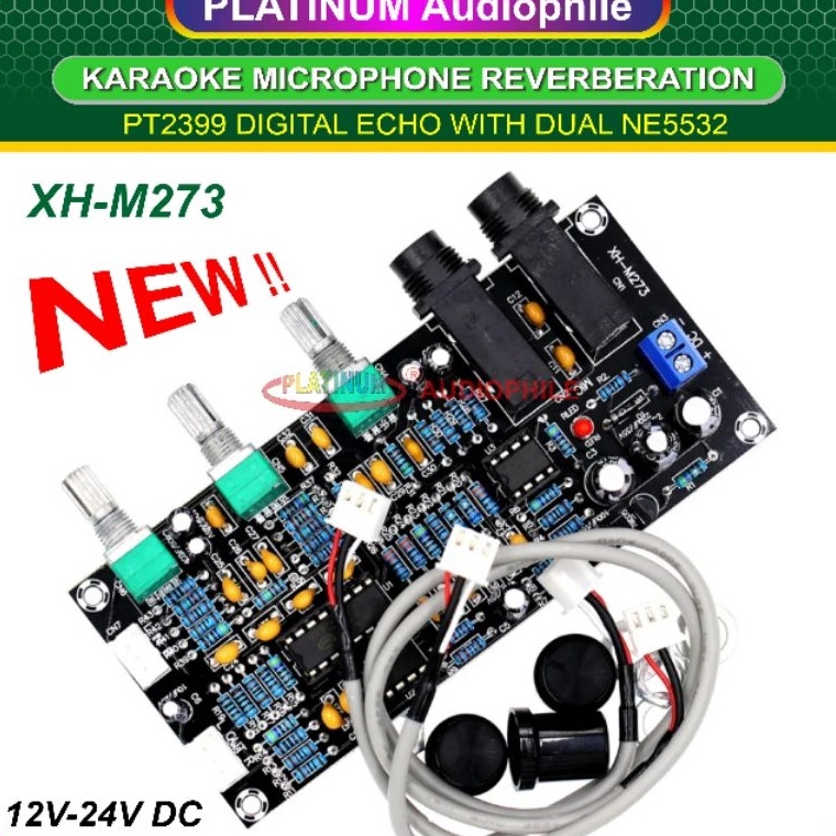 IGY PT2399 Karaoke Mic Digital Echo Reverberation Preamplifier New XH M273
