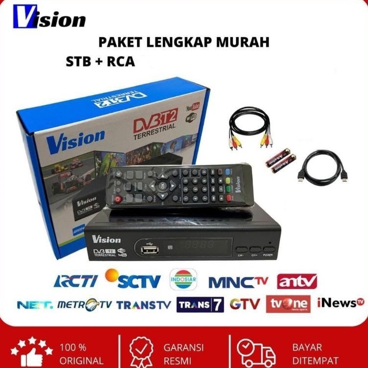 FH SET TOP BOX VISIO DVB T 2 TV DIGITAL  Dijual Murah