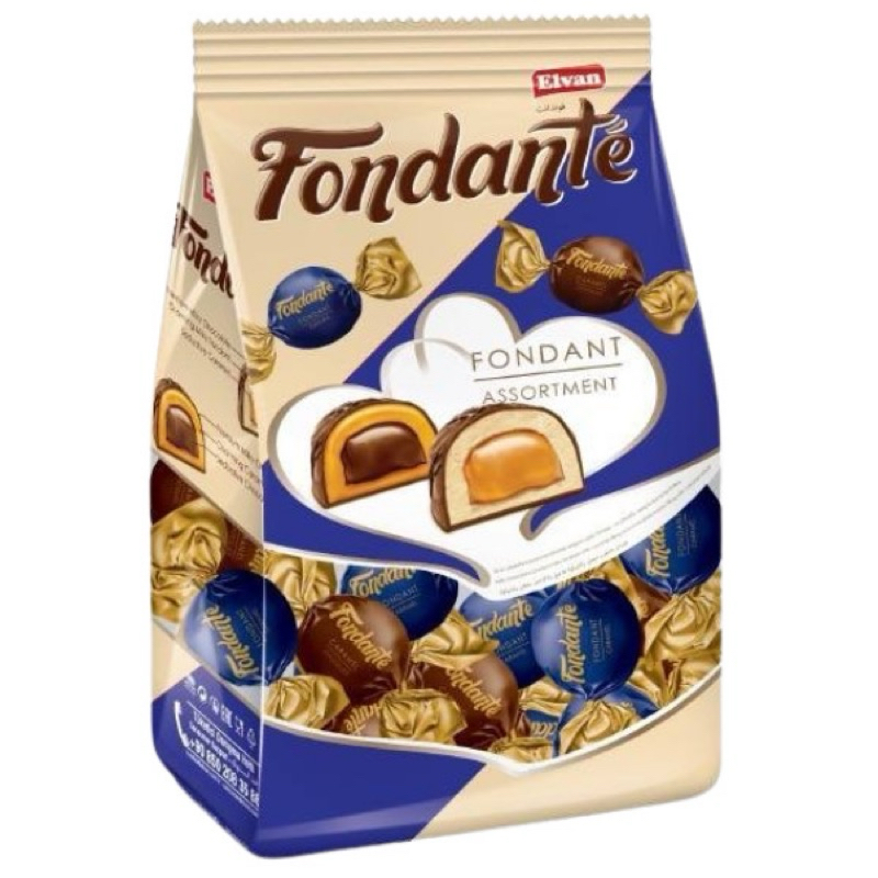 

ELVAN FONDANTE Fondant, Caramel & Fudge 350GRAM Assortment / Mix Coklat Turkey / Turki