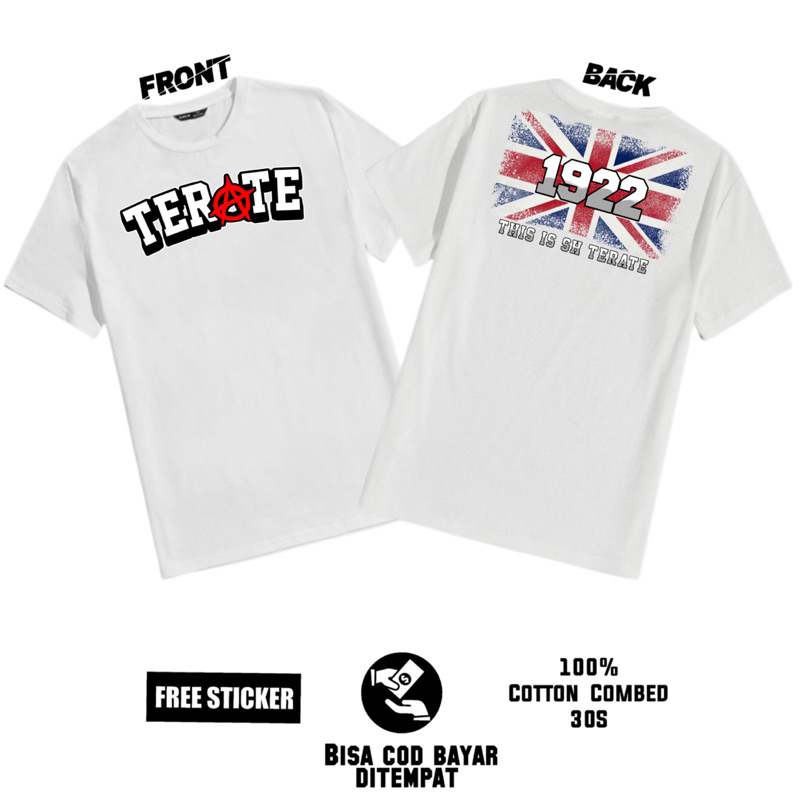 KAOS PSHT THIS IS SH TERATE 1922 Versi FLAG // KAOS VERSI PUTIH