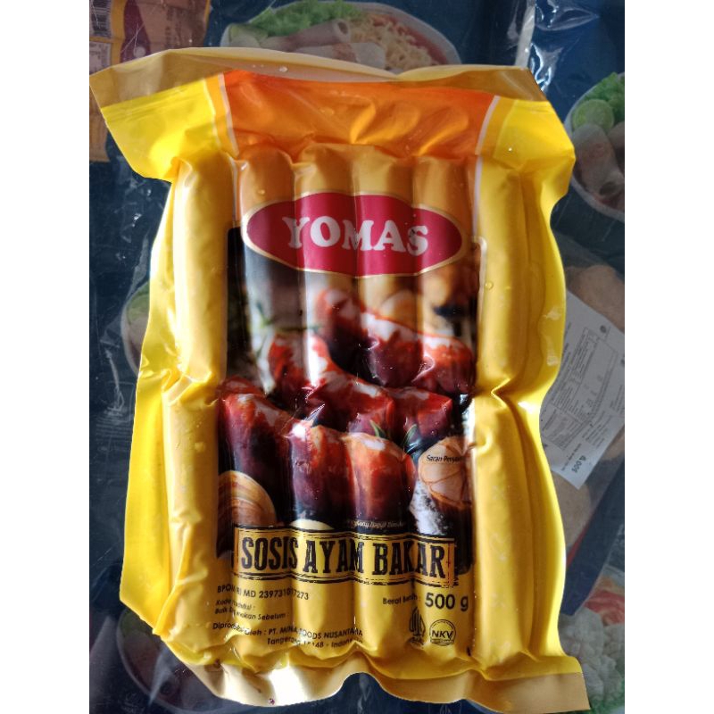 

Sosis ayam bakar yomas isi 12