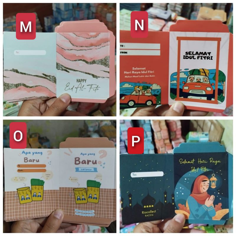 

Amplop Estetik 100 lembar (10 motif)