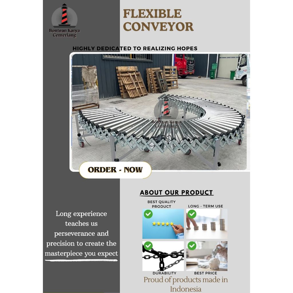 Flexible Conveyor - Roller Conveyor - Gravity conveyor