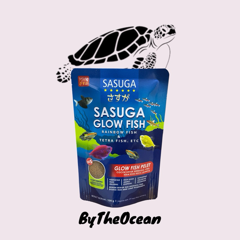 Sasuga Glow Fish Raibow Fish Tetra Fish 100gr