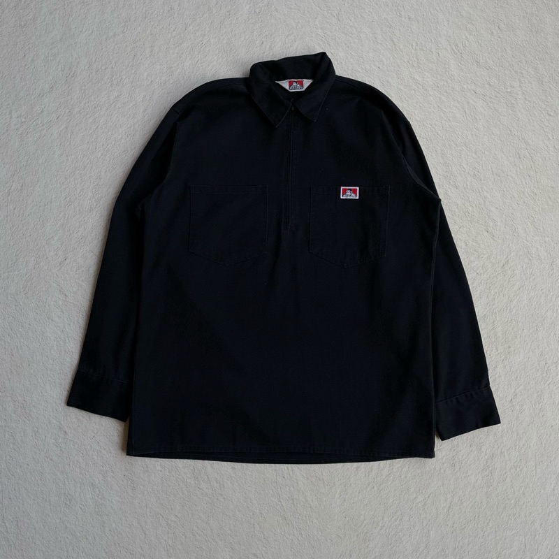 Halfzip Ls Ben davis black