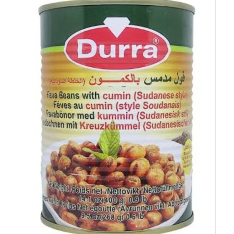 

Durra Fava Beans with Cumin 400gr Exp 15/3/2026