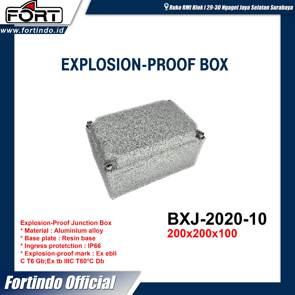 Explosion-Proof Junction Box BXJ-2020-10 Merk FORT
