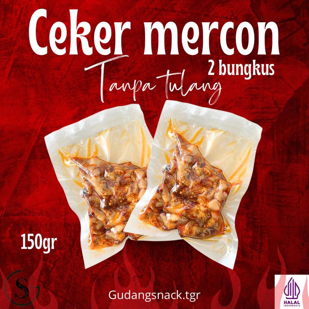 

Tanpa Tulang Ceker Mercon Pedas Nampol [Dapat 2] 150gr