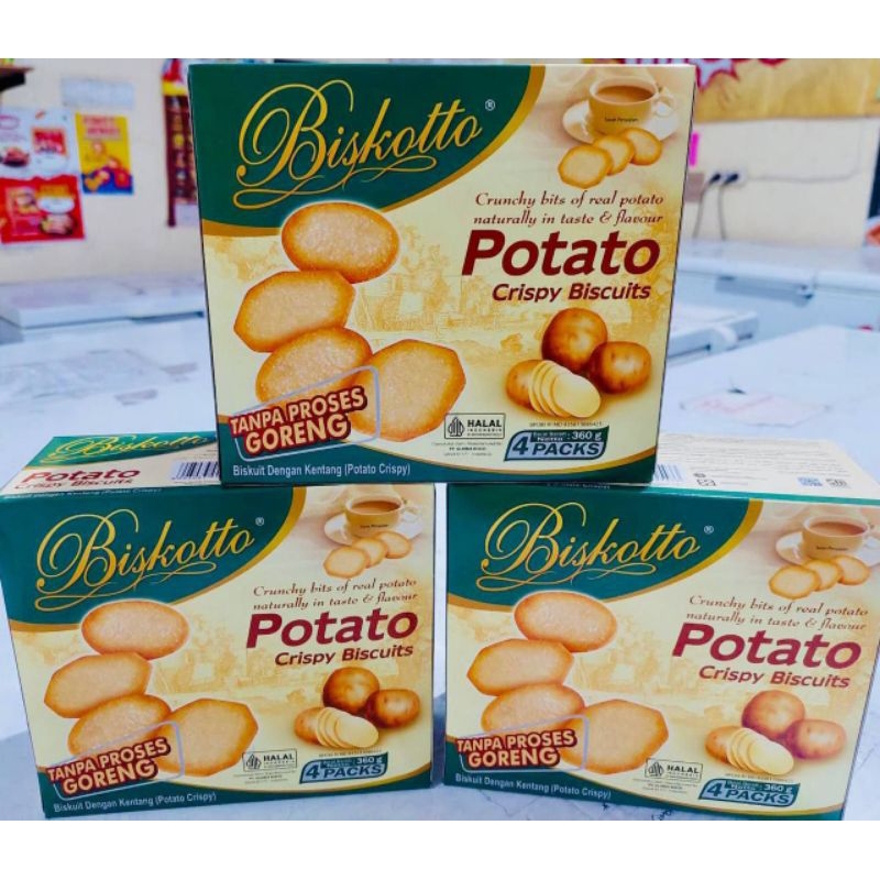 

Biskotto Potato Crispy 360gr