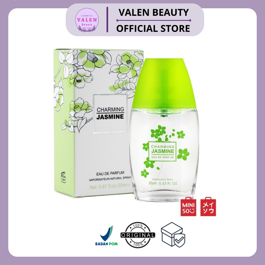 MINISO PARFUME Charming Jasmine Lady 20ML- Parfume Miniso Unisex Parfume Tahan Lama