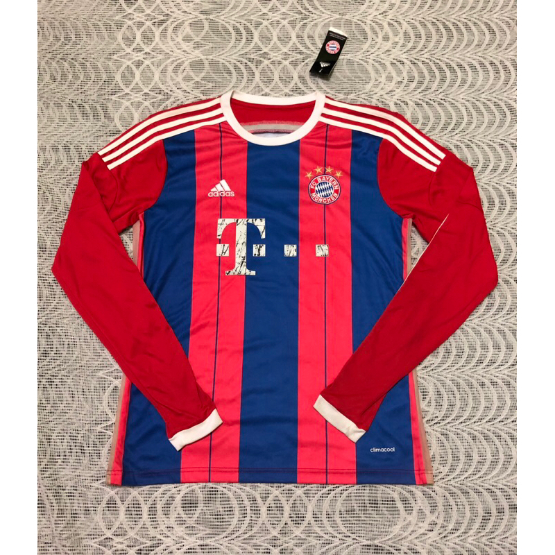 Jersey Bola Retro Bayern Munchen Home 2014 LS BNWT-GO