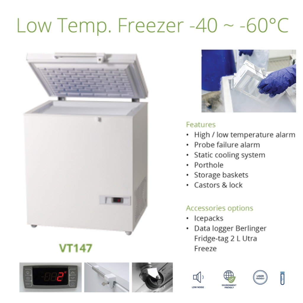 Gea VT 147 VT147 Medical Refrigerator Low Temp Freezer Laboratorium