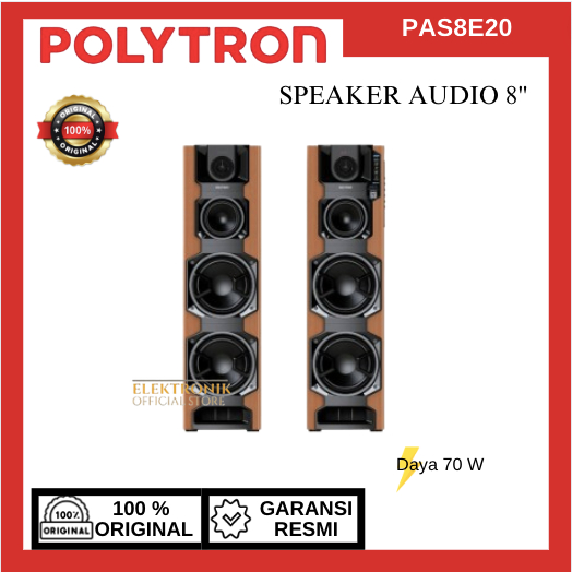 POLYTRON Speaker Aktif PAS8E20 BLUETOOTH/PAS-8E20/PAS8E20/POLYTRON SPEAKER BLUETOOTH/SPEAKER WIRELES