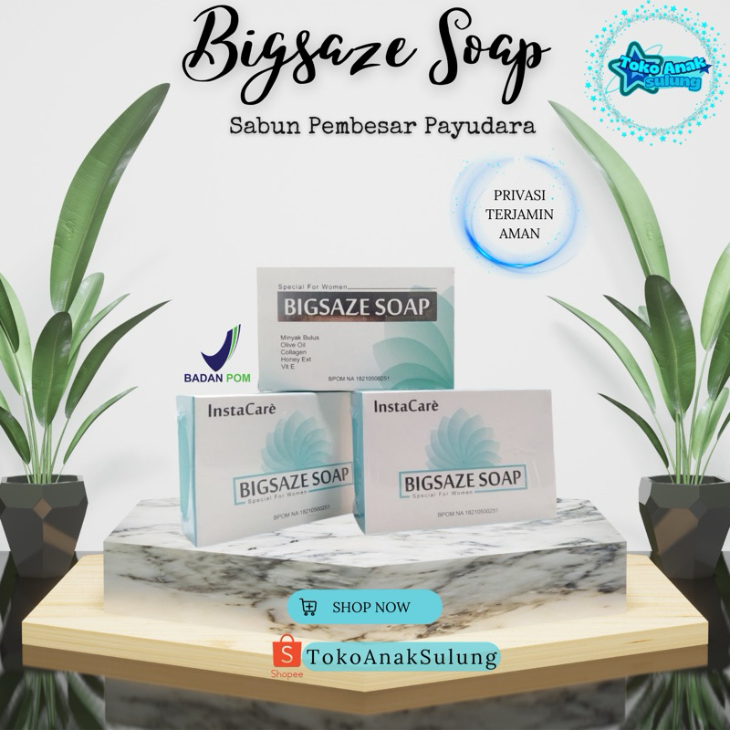 SABUN PEMBESAR PAYUDARA INSTANT CEPAT PERMANEN BIGSIZE SOAP BPOM ORIGINAL
