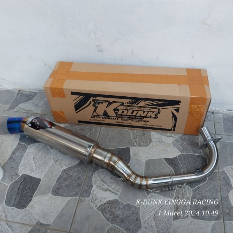 Knalpot Racing Vespa Matic Lx Sprint Iget S primavera 125 Suara Bass