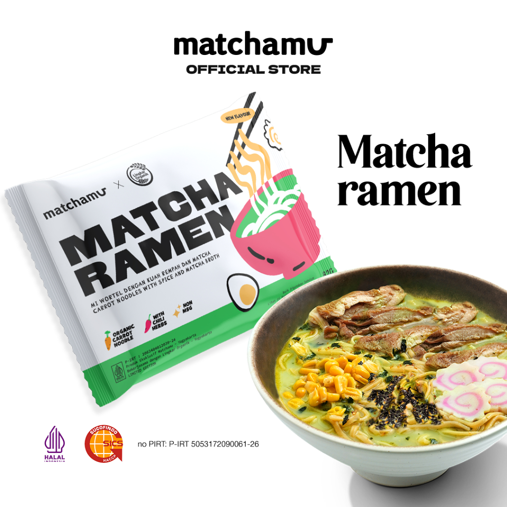 

Matchamu x Lingkar Organik: Matcha Ramen