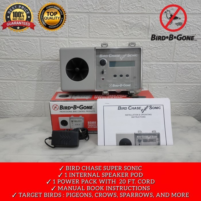 Speaker Super Sonic MMIB50 Bird B Gone Bird Chase Super Sonic Bird Control Product Bird B Gone Alat 