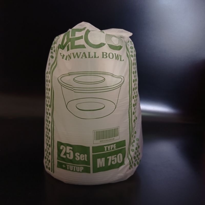 thinwall mangkok 750ml/thinwall bulat 750ml/mangkok plastik 750ml