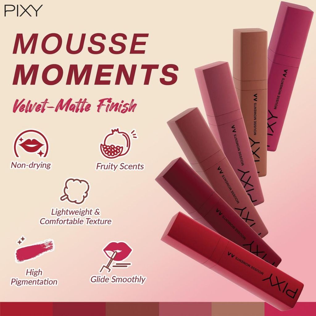 PIXY velvet matte finish mousse moment (PIXY cream pixy velvet matte)