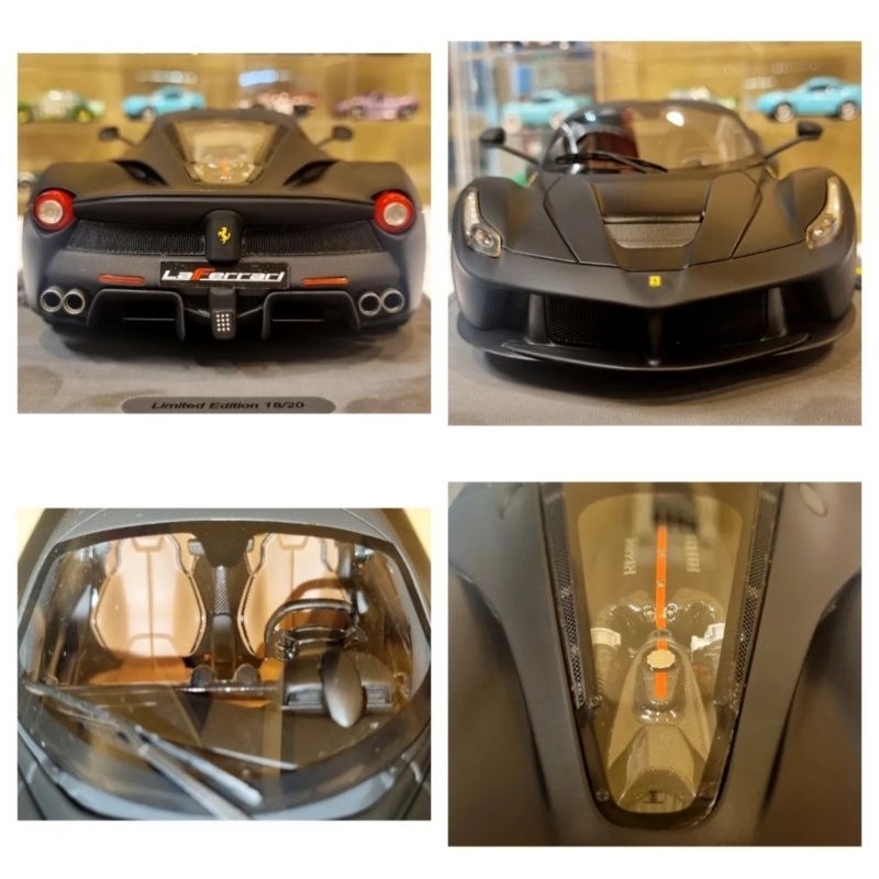 BBR Models, Ferrari LaFerrari 2013 Soft Matt Black Exclusive Limited 18/20 pcs