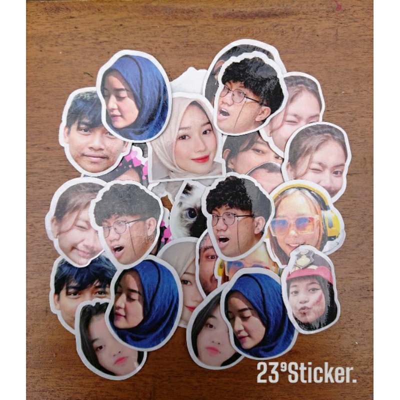 

Stiker Wajah Isi 20pcs / Stiker Muka Custom