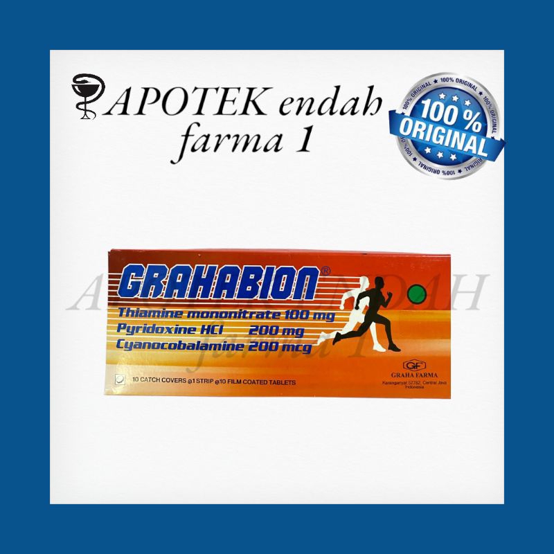 GRAHABION TABLET PERBOX vitamin neurotropik