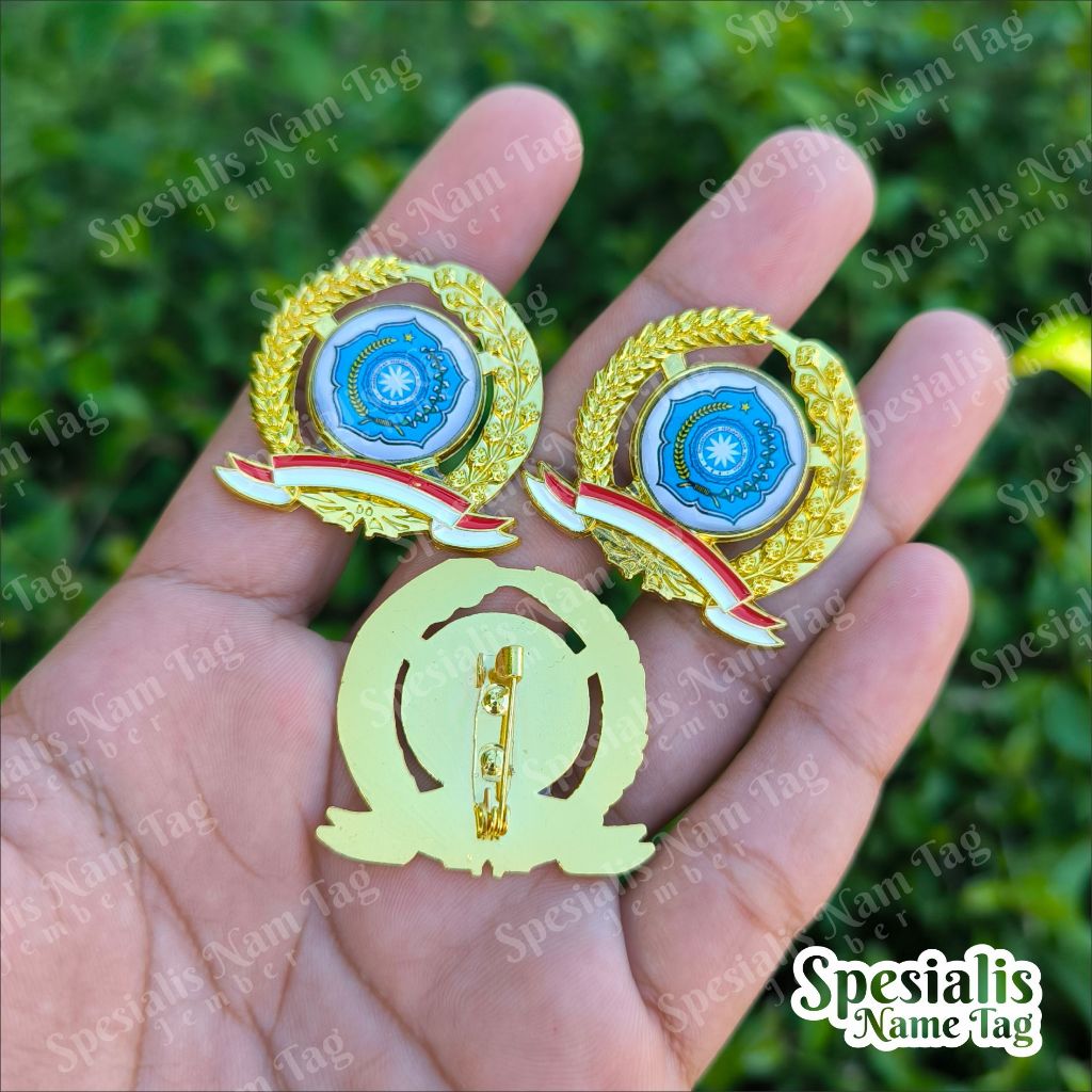 Pin PKK / Bros PKK Model Padi Dan Kapas PIN BROSS PKK PIN PADI KAPAS PKK BROS PKK