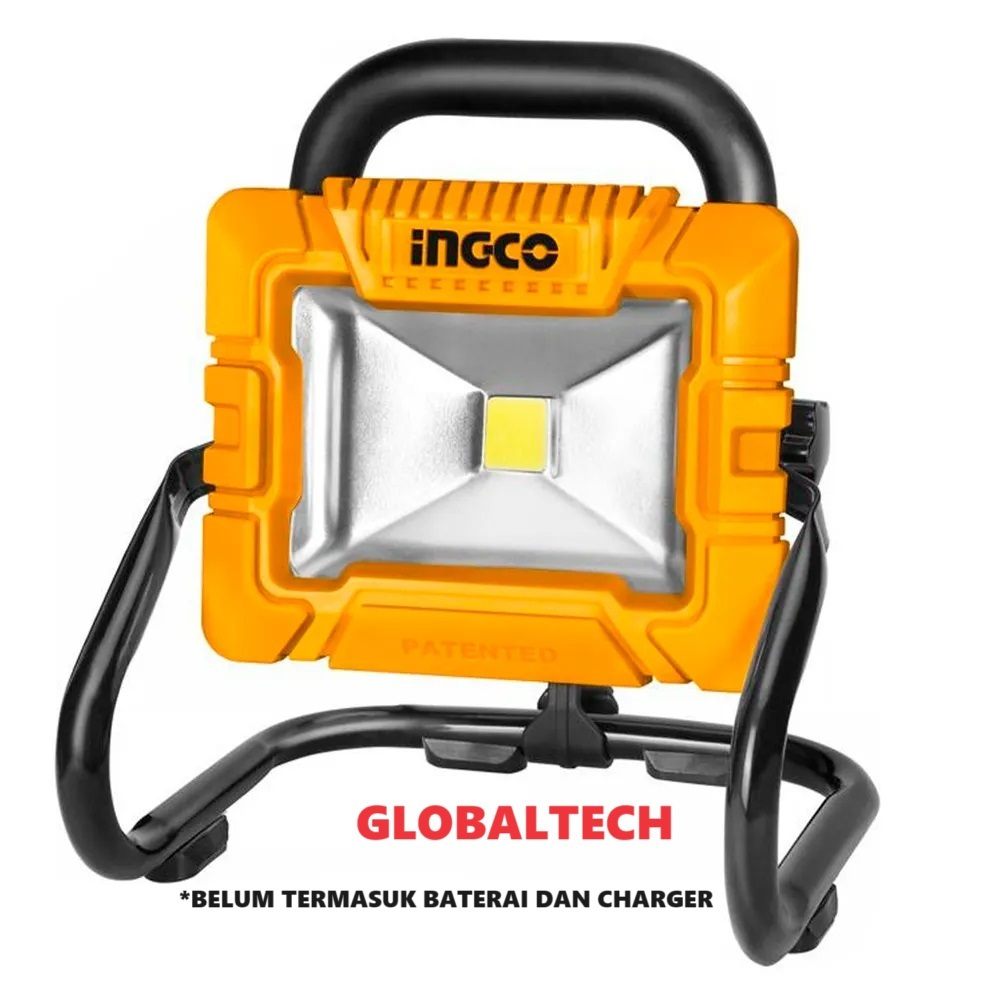 INGCO CWLI2025 LAMPU SOROT LAMPU LED CORDLESS WORK LAMP 20V 20WATT