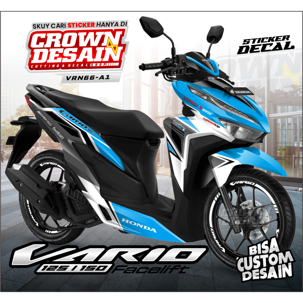 (COD) Decal Stiker Fullbody Vario 125/150 New Desain Minimalis Elegan - Stiker Decal Honda Vario New