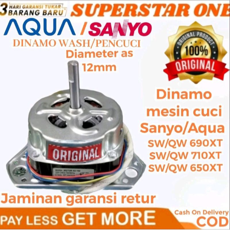 Dinamo wash/pencuci mesin cuci sanyo/aqua SW/QW 690XT/710XT/650XT/630XT/640XT/660XT/670XT