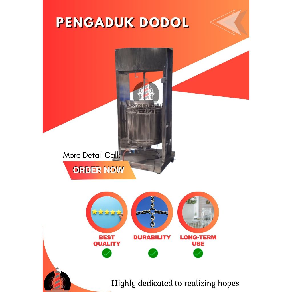 Mesin Pengaduk Dodol - Mesin Memasak Dodol