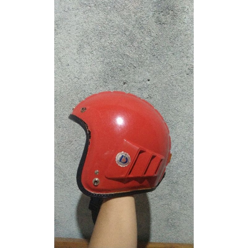 HELM ROBOT MATA KUCING KONDISI NOS