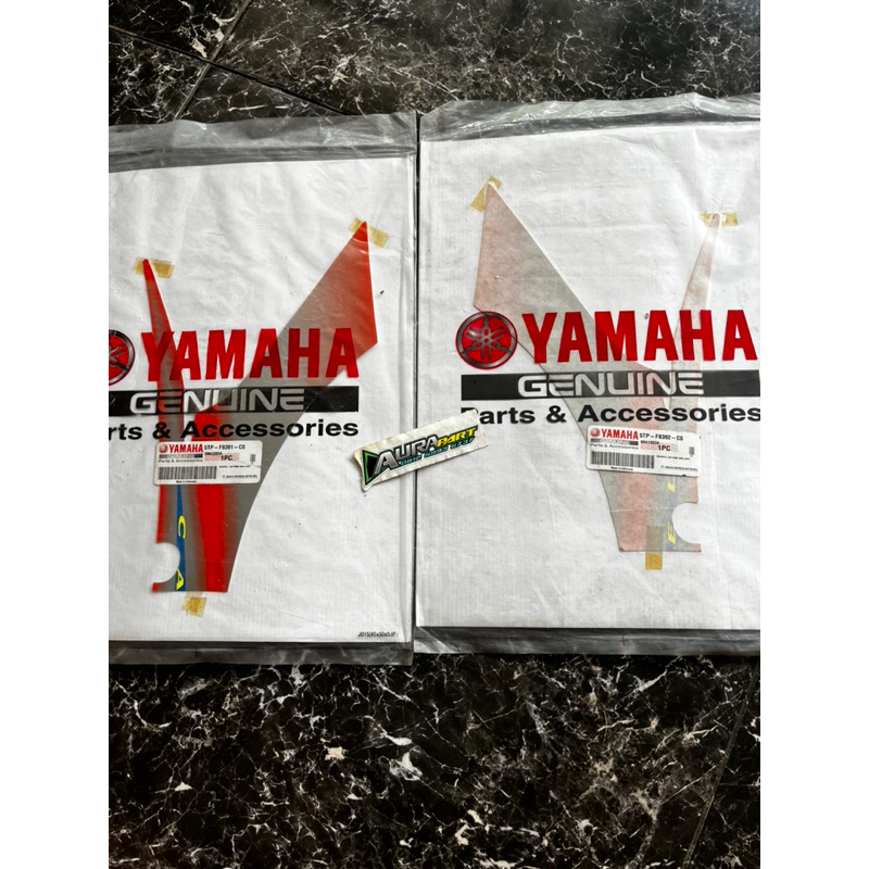 Sticker Striping Graphic Jupiter Z CW 2004 2005 Orange Silver VOM2 Original Asli Yamaha