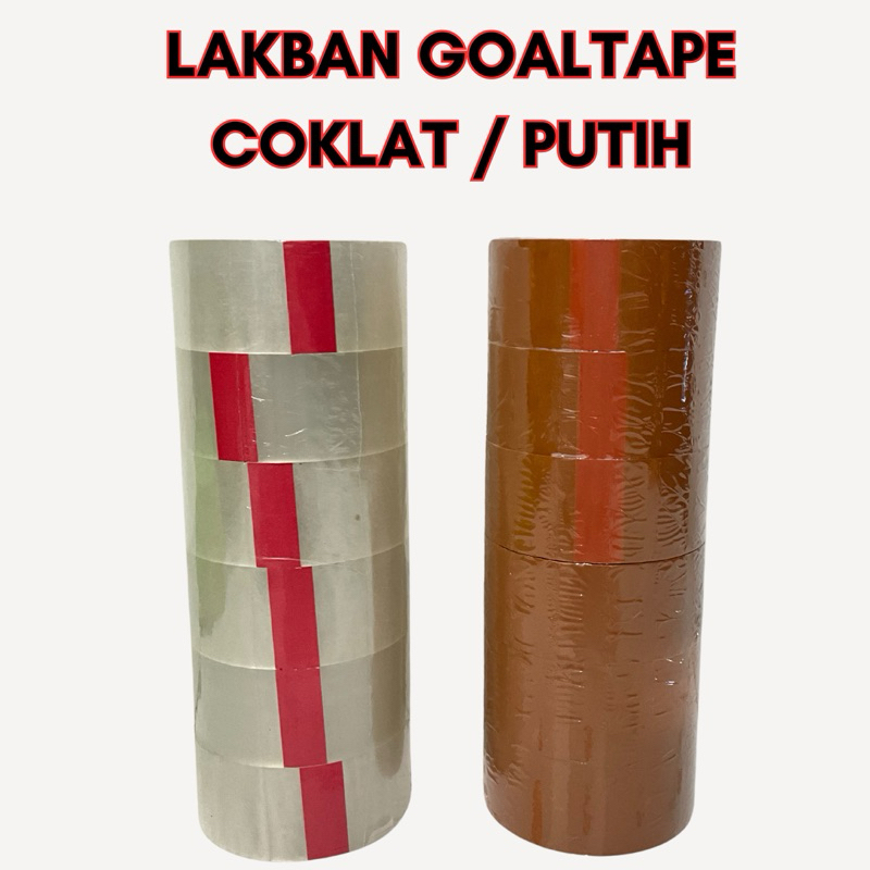 

GOALTAPE LAKBAN COKLAT / BENING 1 ROLL 48MM x 100 M