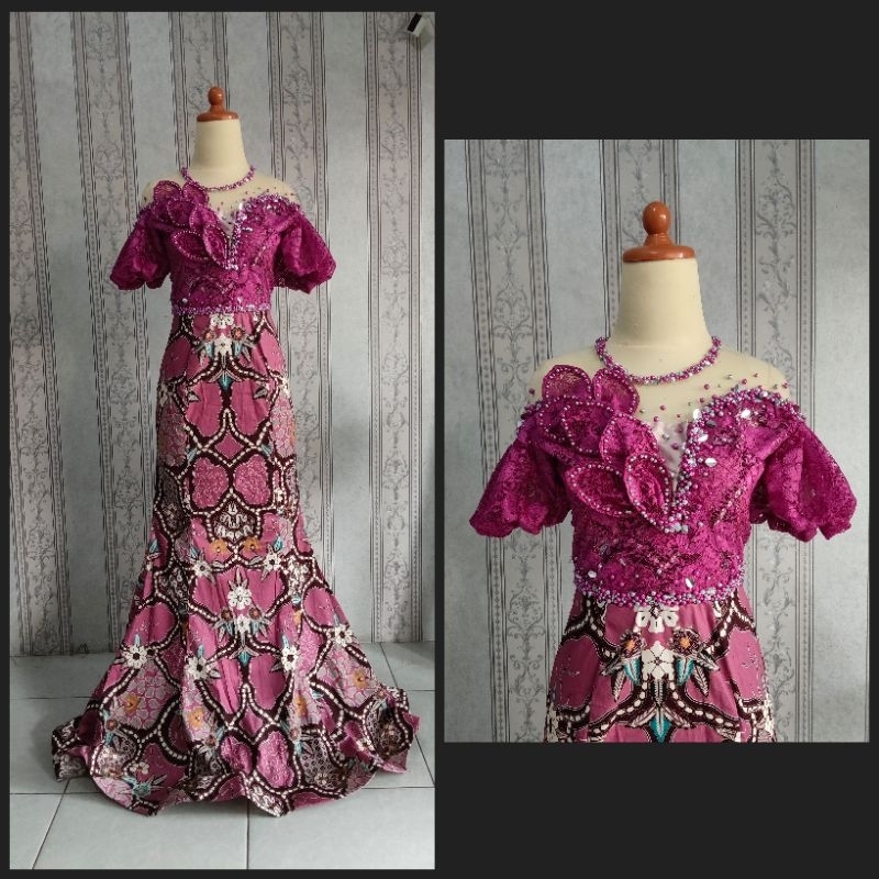 kebaya batik modern murah / baju wisuda kekinian / dress sinden penyanyi