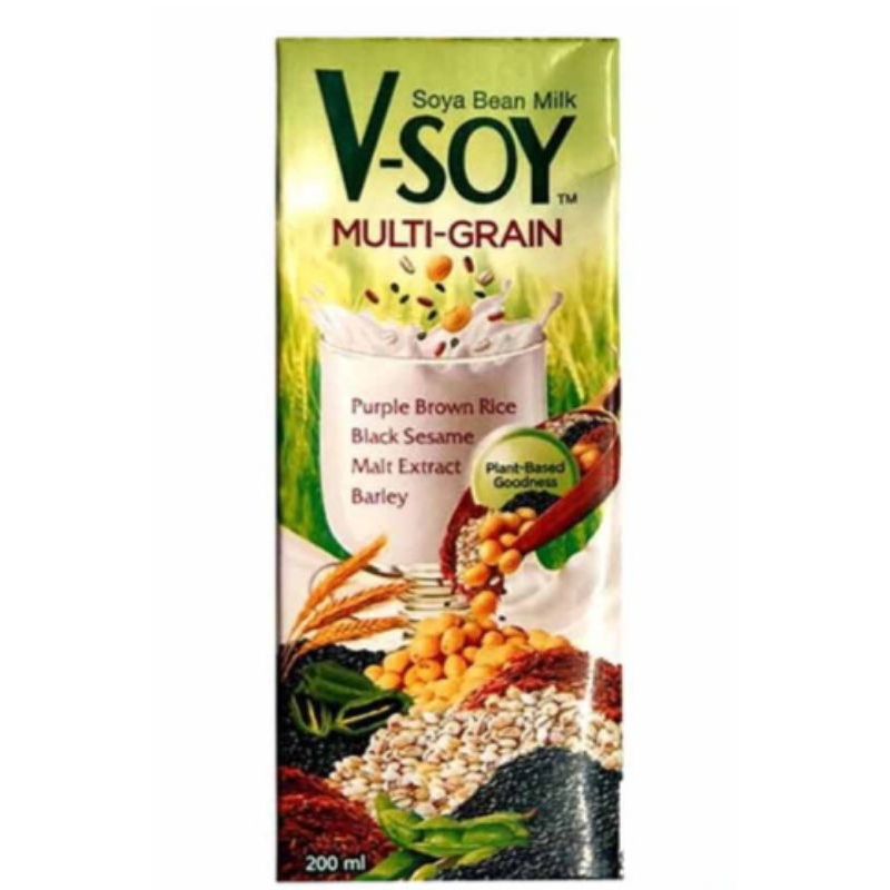 

V soy Soya Bean Milk Multi -Grain 200Ml